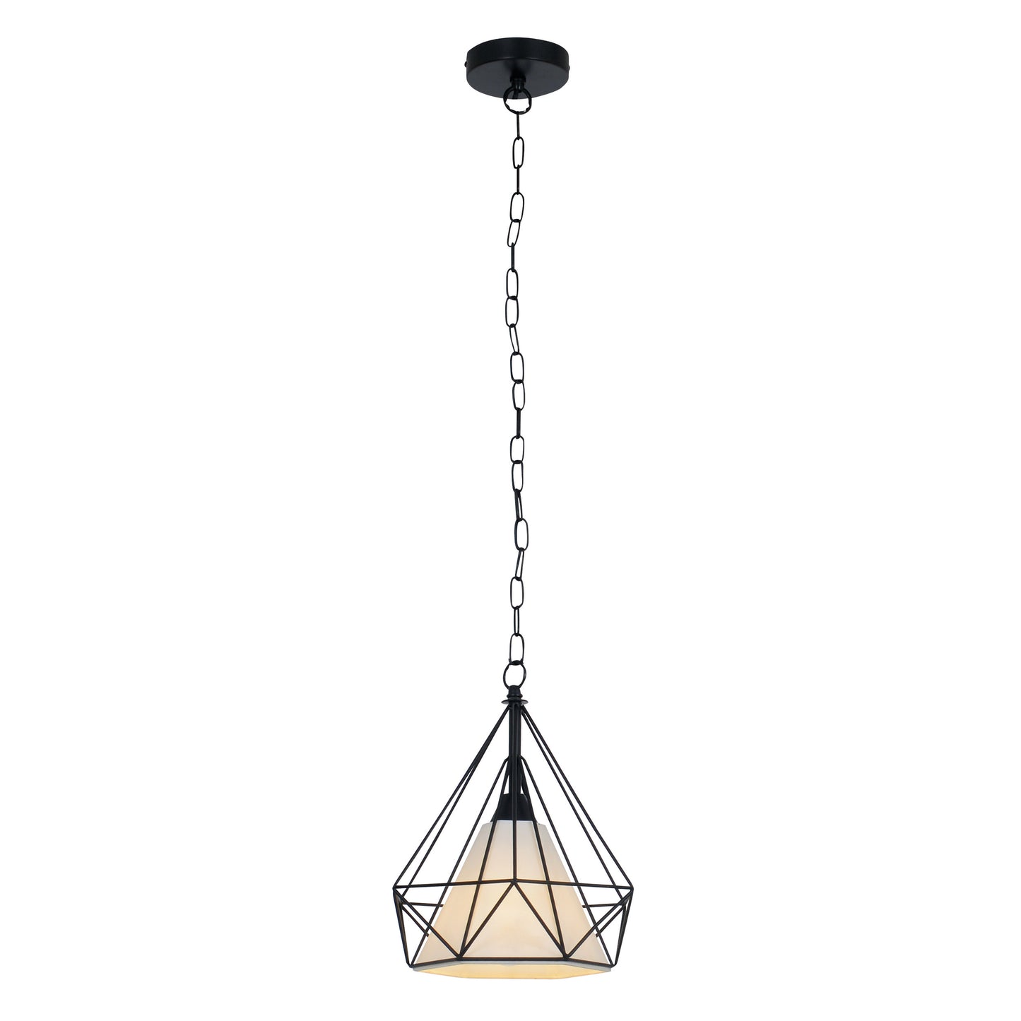 Metall-Pendelleuchte "ALEX" d: 29cm schwarz
