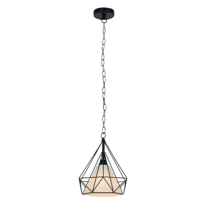 Metall-Pendelleuchte "ALEX" d: 29cm schwarz