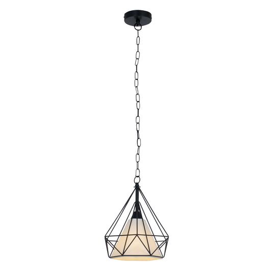 Metall-Pendelleuchte "ALEX" d: 29cm schwarz