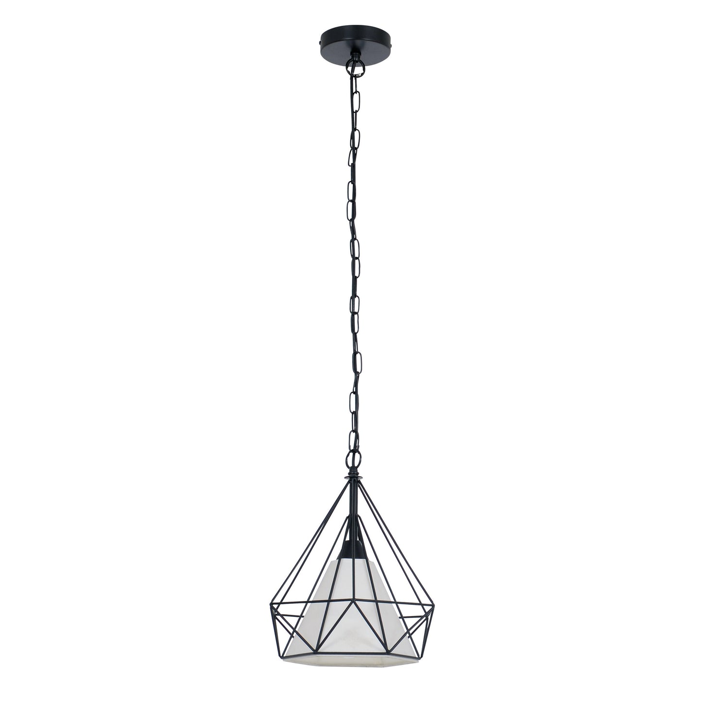 Metall-Pendelleuchte "ALEX" d: 29cm schwarz