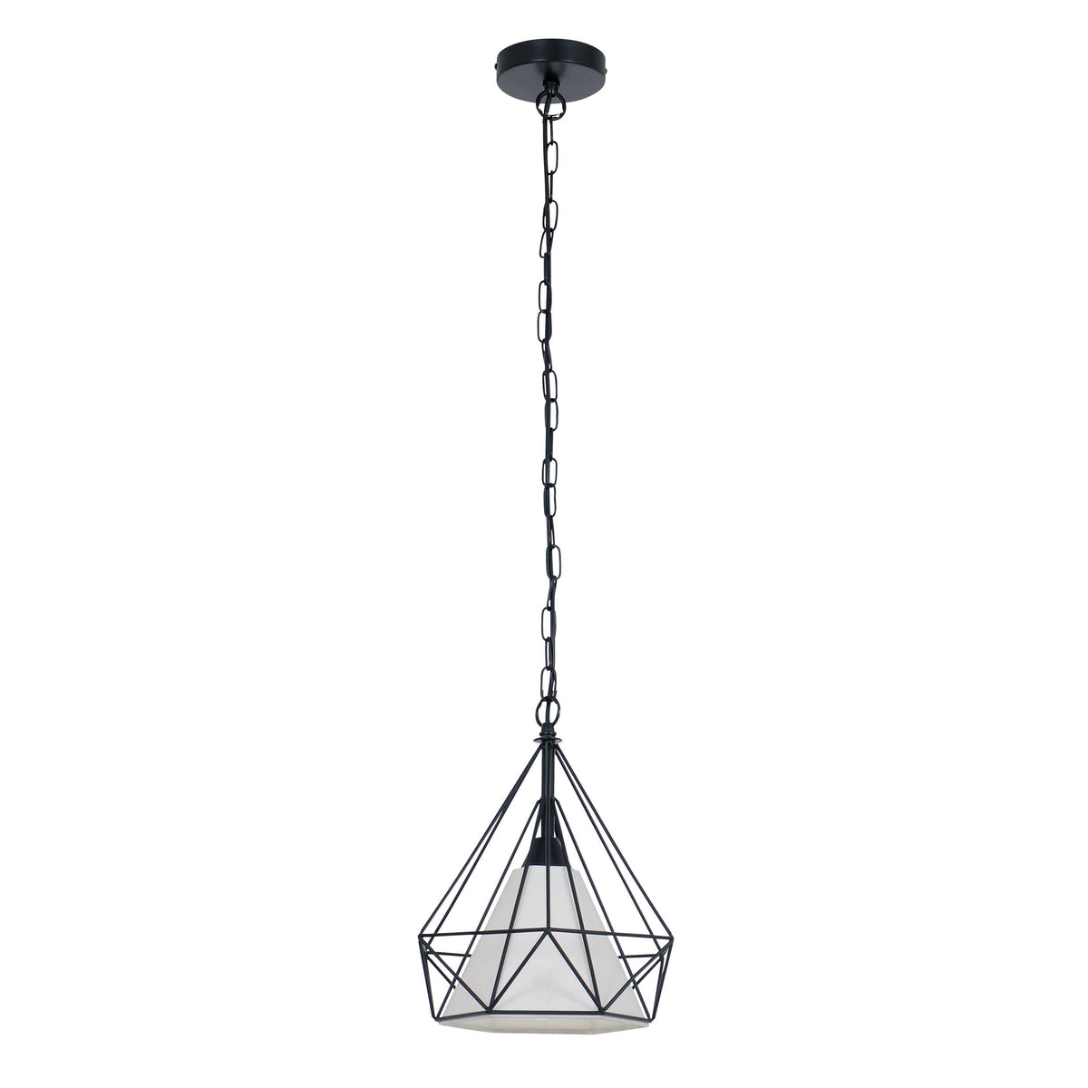 Metall-Pendelleuchte "ALEX" d: 29cm schwarz