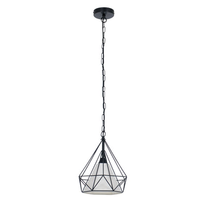 Metall-Pendelleuchte "ALEX" d: 29cm schwarz