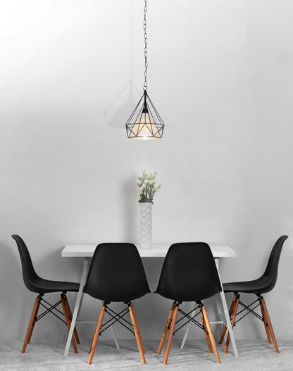 Metall-Pendelleuchte "ALEX" d: 29cm schwarz
