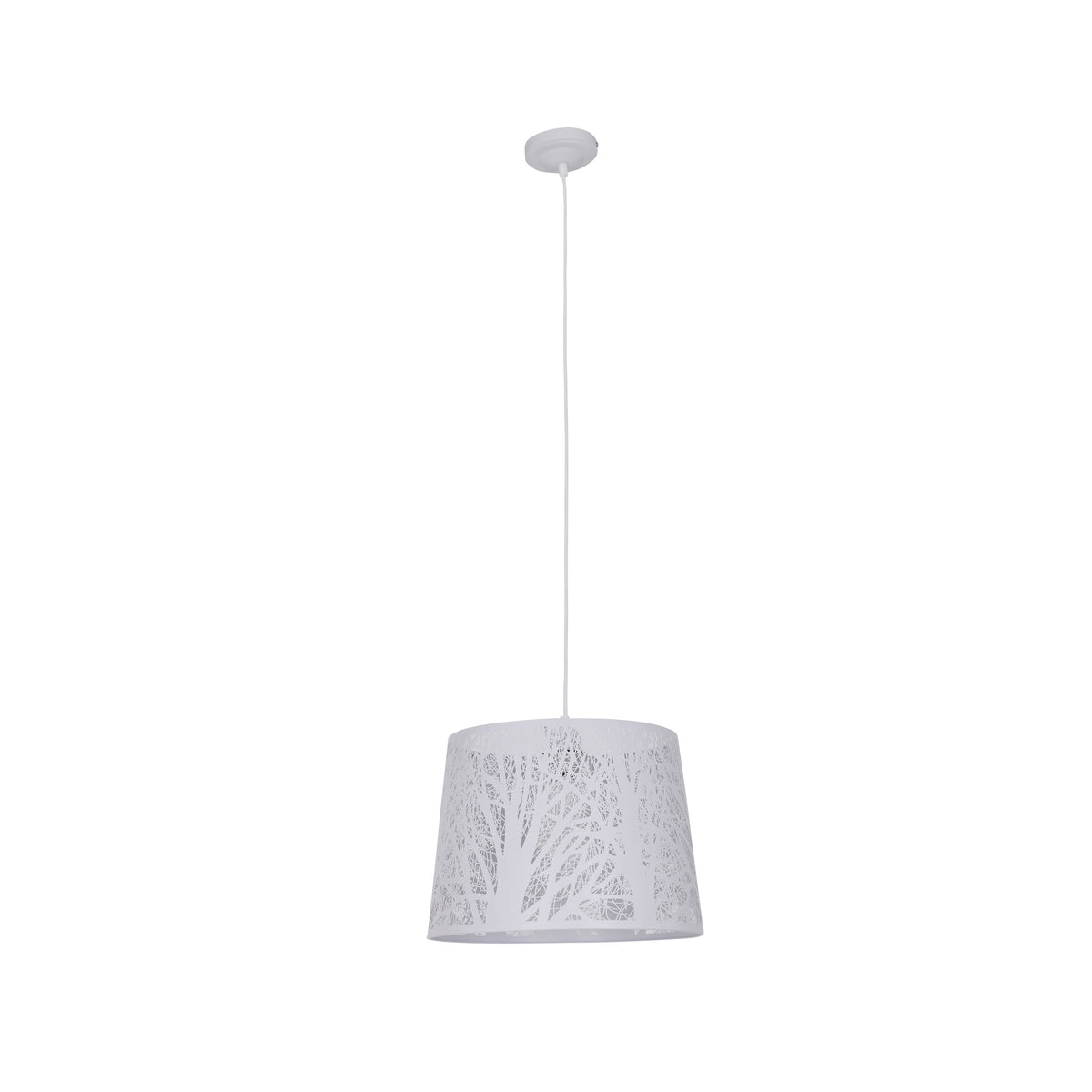 Pendelleuchte "WHITE WOOD" Ø: 35cm weiß mit Ast-Dekor
