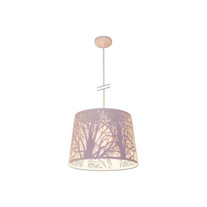 Pendelleuchte "WHITE WOOD" Ø: 35cm weiß mit Ast-Dekor