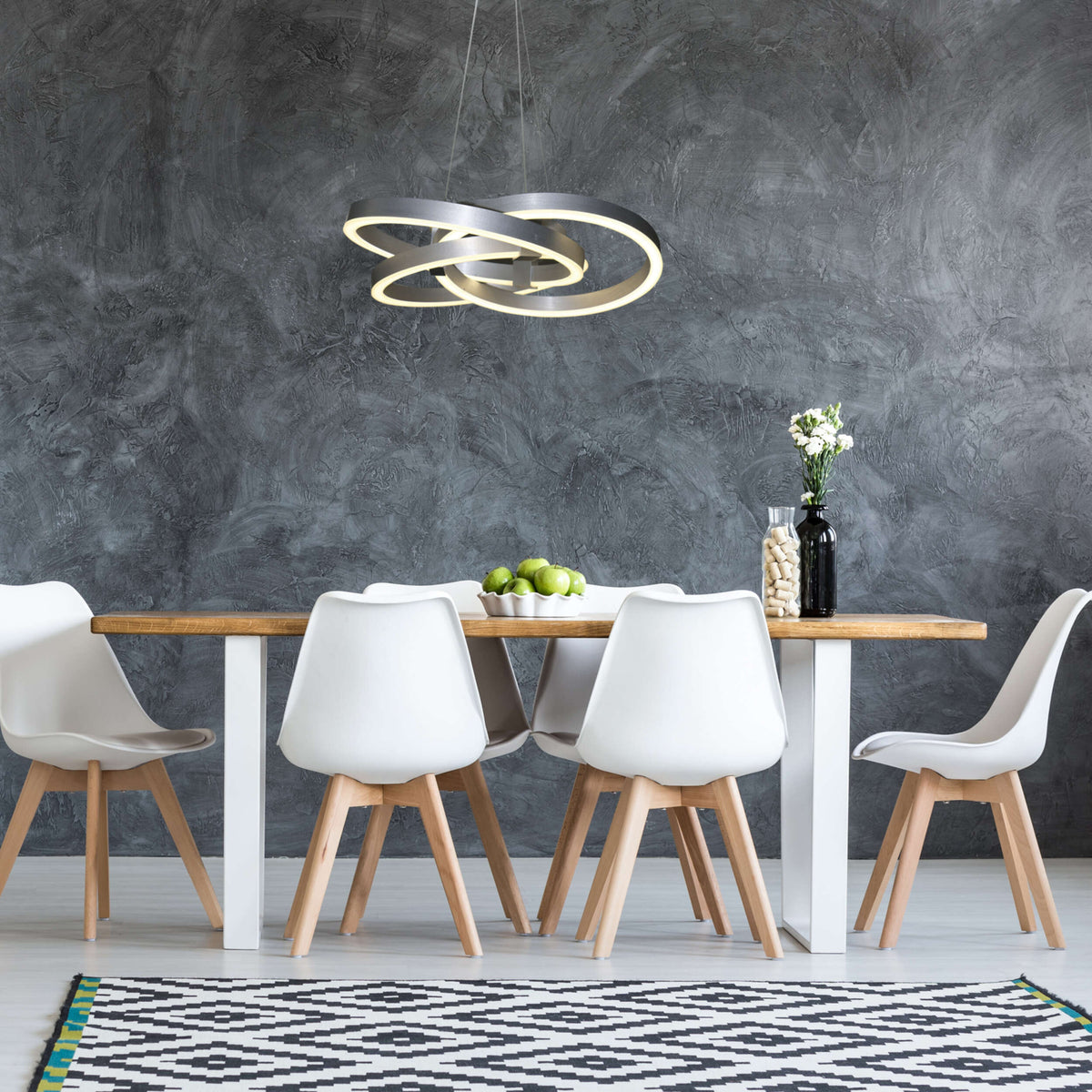 LED Pendelleuchte "DIVORA" Ø: 58cm