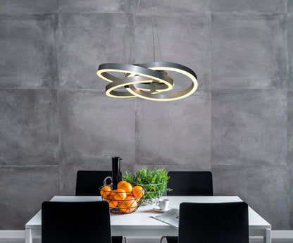 LED Pendelleuchte "DIVORA" Ø: 58cm