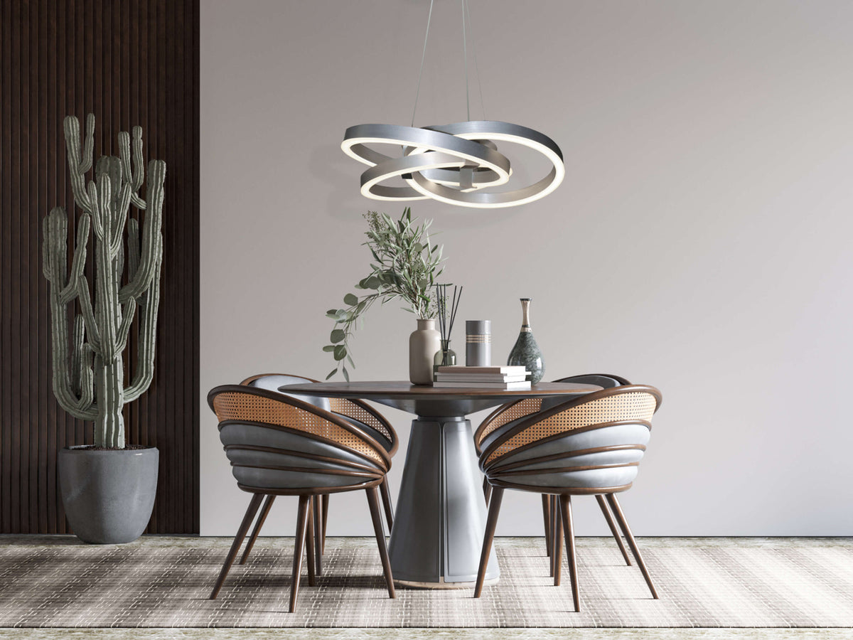 LED Pendelleuchte "DIVORA" Ø: 58cm