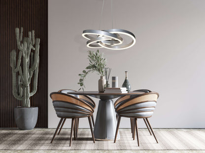 LED Pendelleuchte "DIVORA" Ø: 58cm
