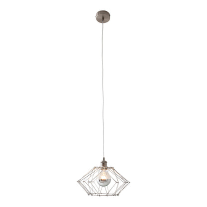 Metall-/Pendelleuchte "FYN" Ø: 40cm silberfarben