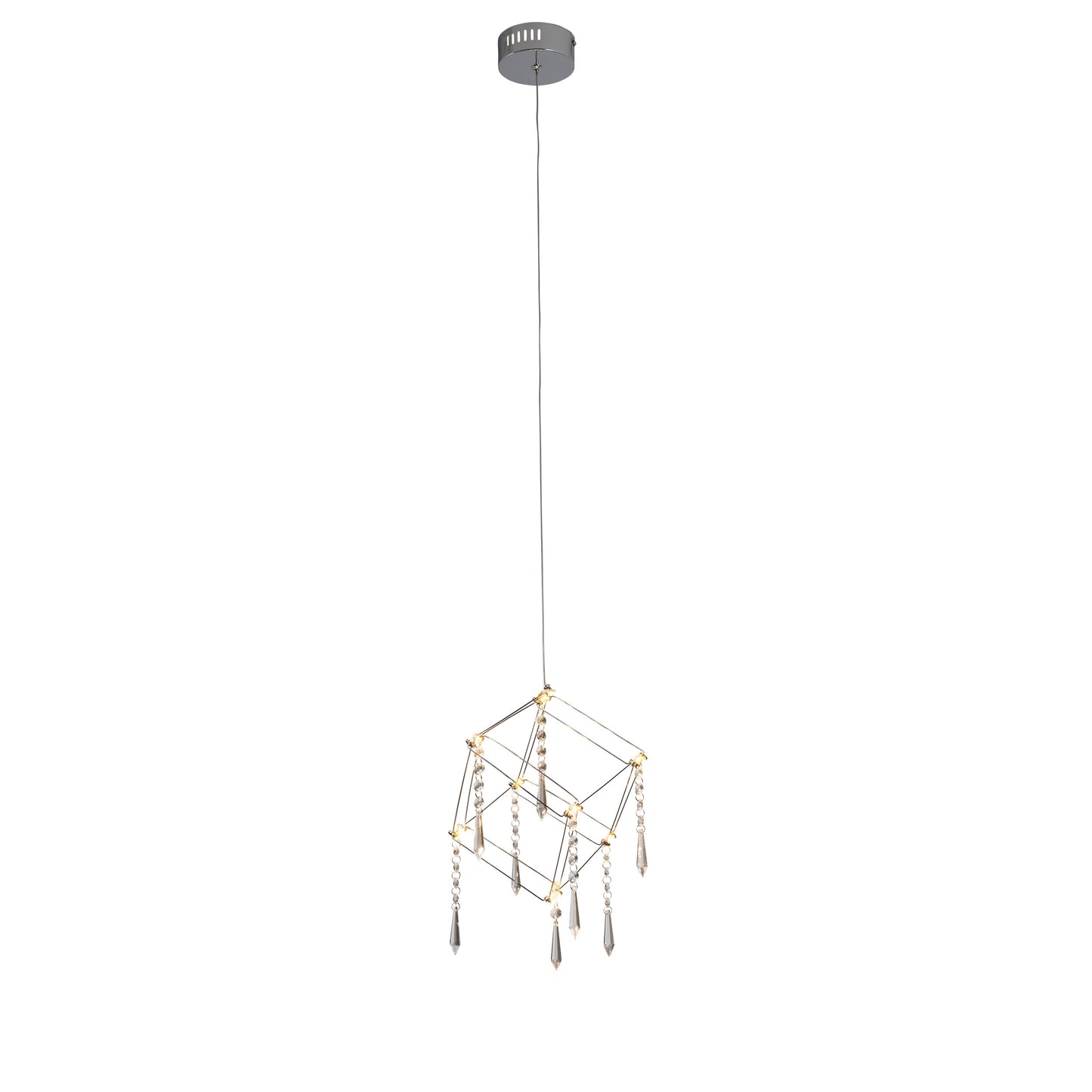LED Pendelleuchte "ARANEUS" chrom