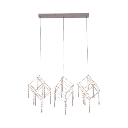 LED Pendelleuchte "ARANEUS" chrom
