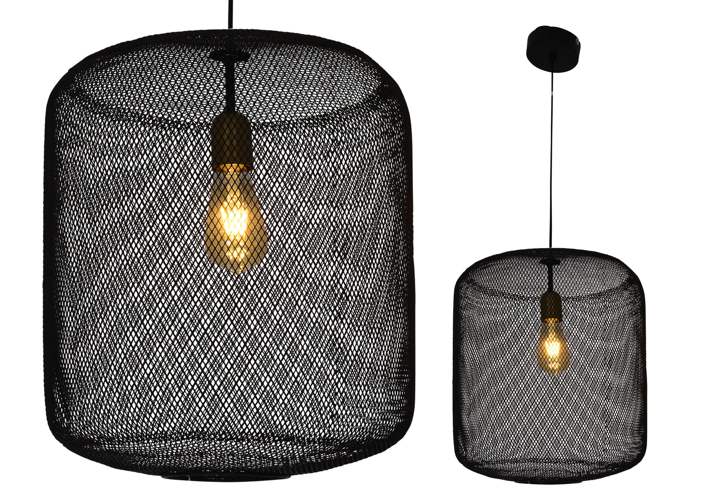 Metall-Pendelleuchte "JODHPUR" Ø:27cm