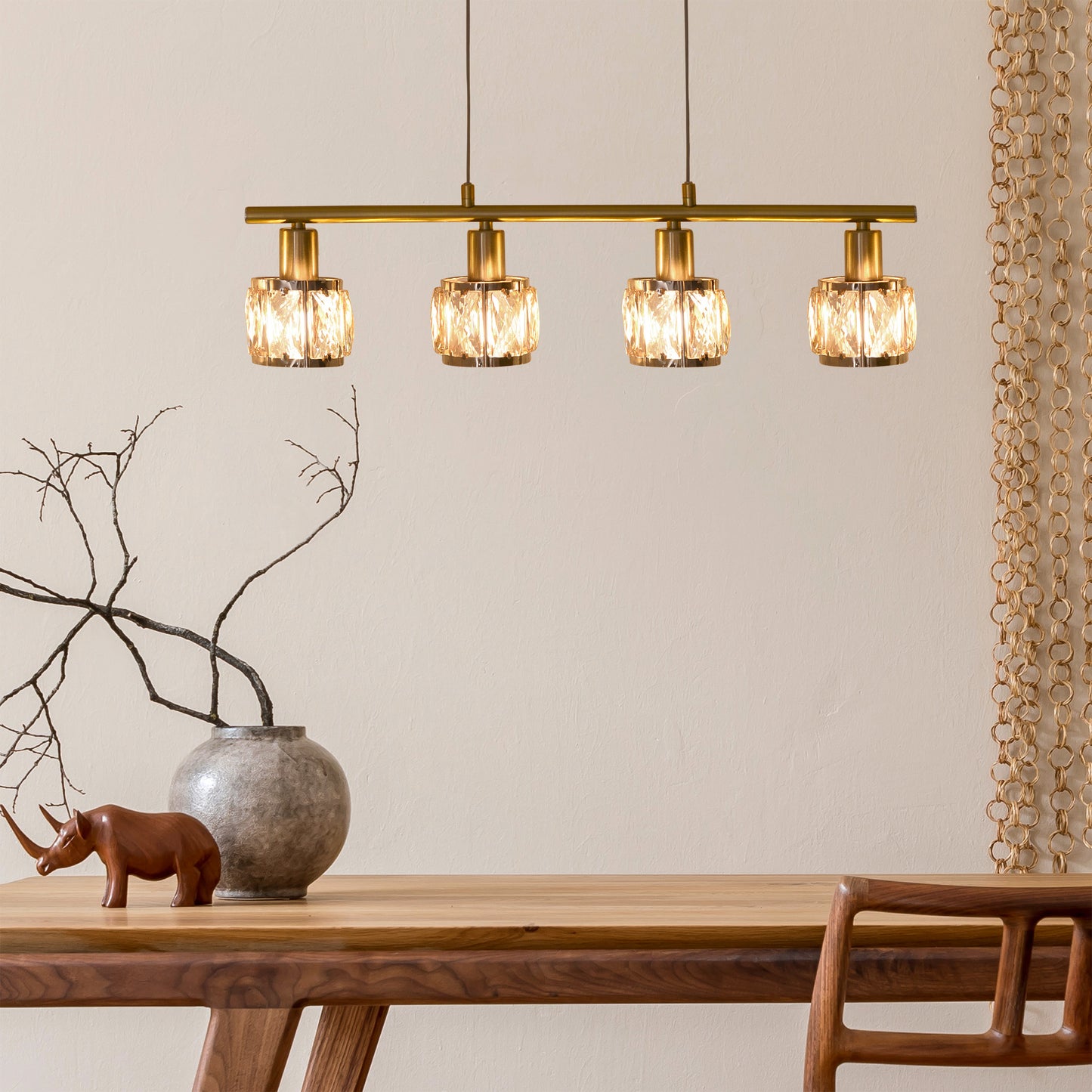 LED Gegenzugpendelleuchte "JOSEFA" E14 Filament