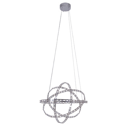 LED Pendelleuchte "COSMOS" Ø: 60cm chrom