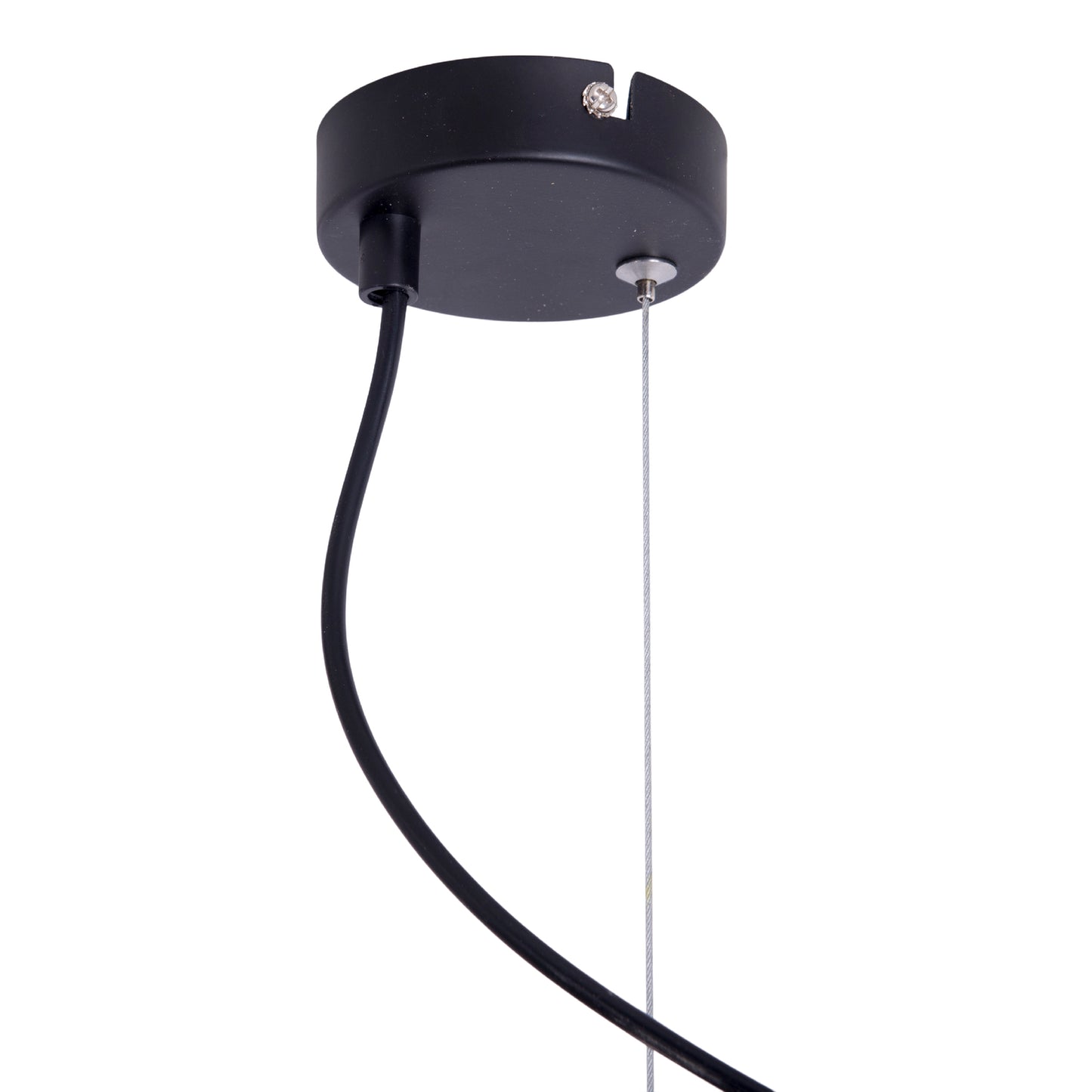 4er Pendelleuchte "TRITON" L: 61cm schwarz