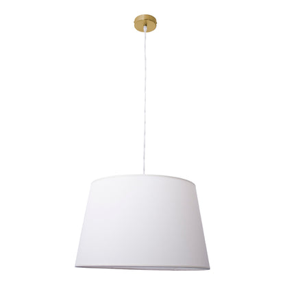 Pendelleuchte "BOLOGNA" Ø: 45cm beige/messing