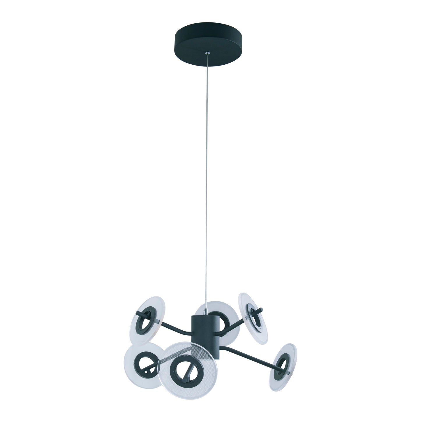 LED Pendelleuchte "DISCUS" L/B: 57cm