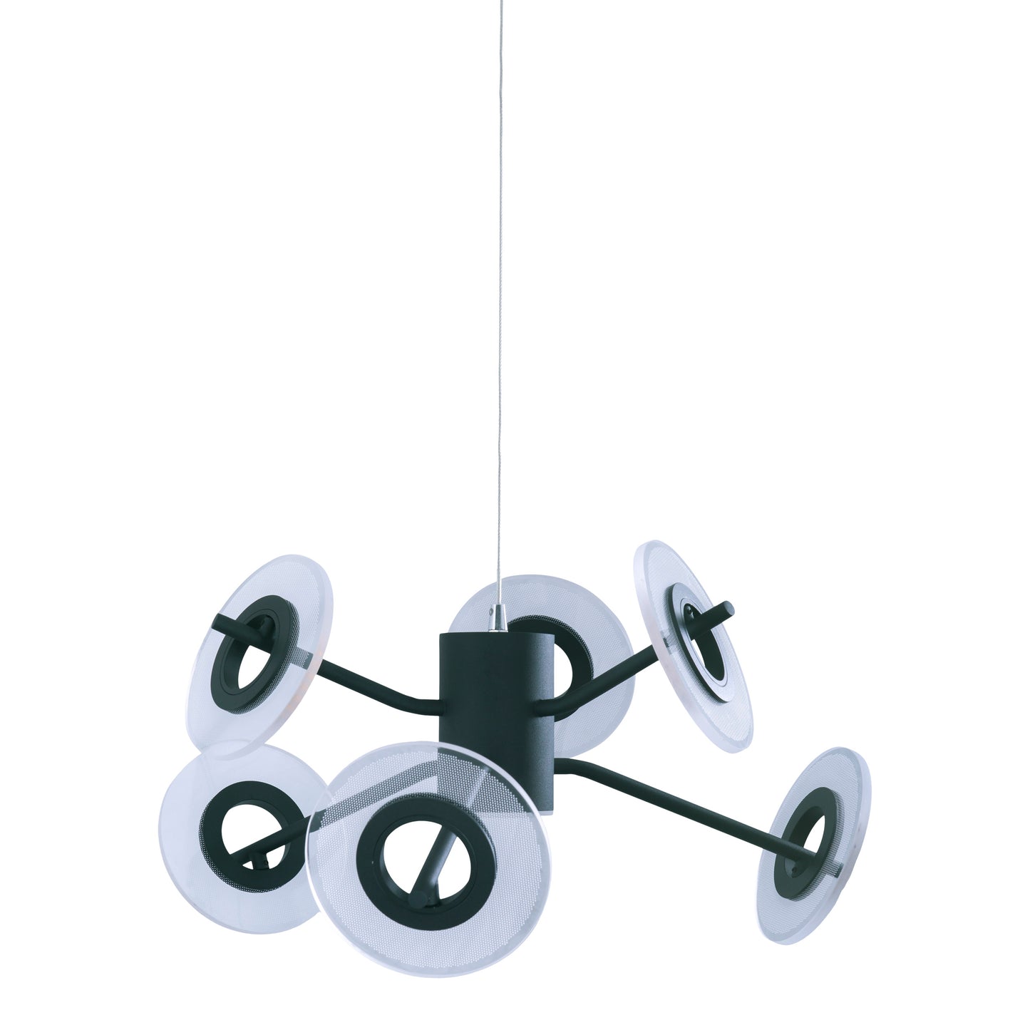 LED Pendelleuchte "DISCUS" L/B: 57cm