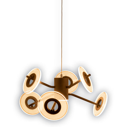 LED Pendelleuchte "DISCUS" L/B: 57cm