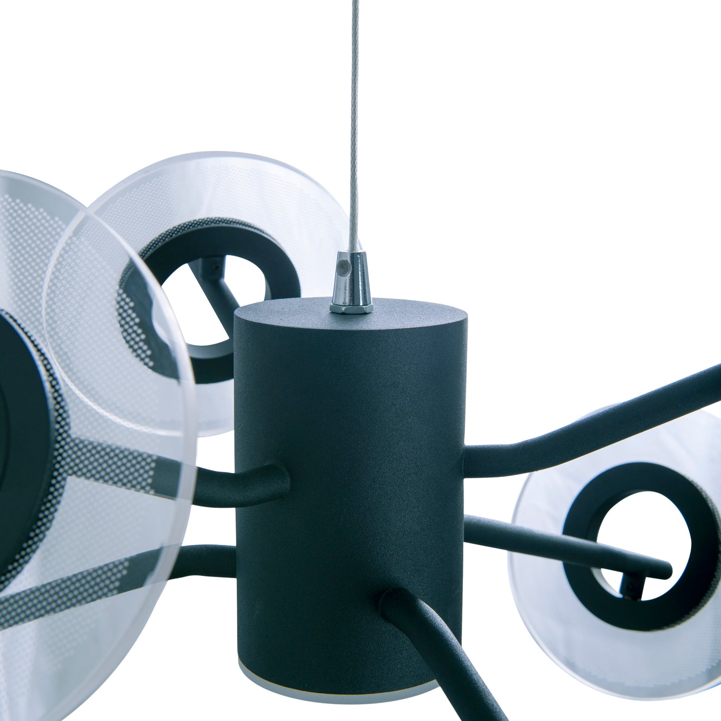 LED Pendelleuchte "DISCUS" L/B: 57cm