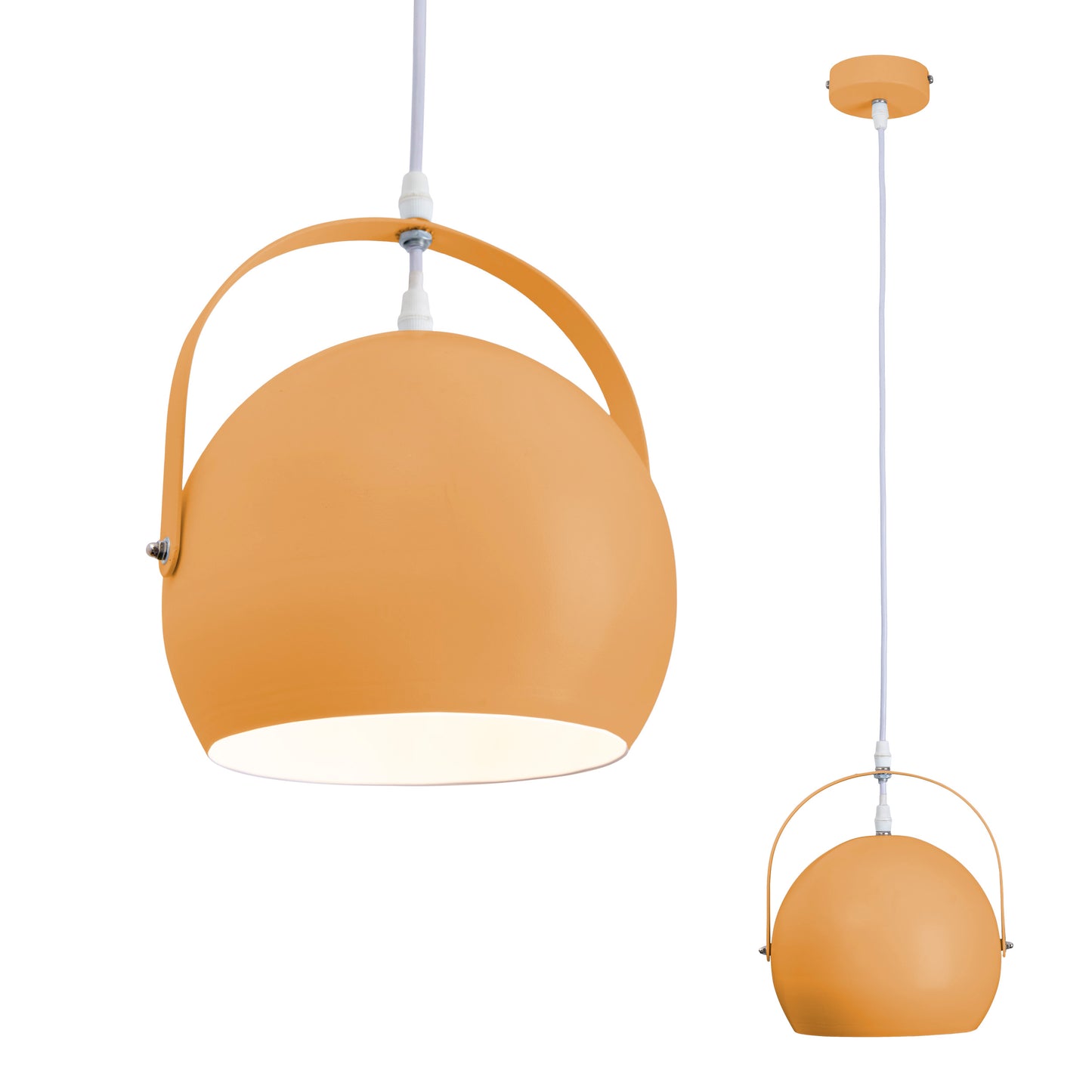 Pendelleuchte "COLORADO" Ø: 25cm gelb