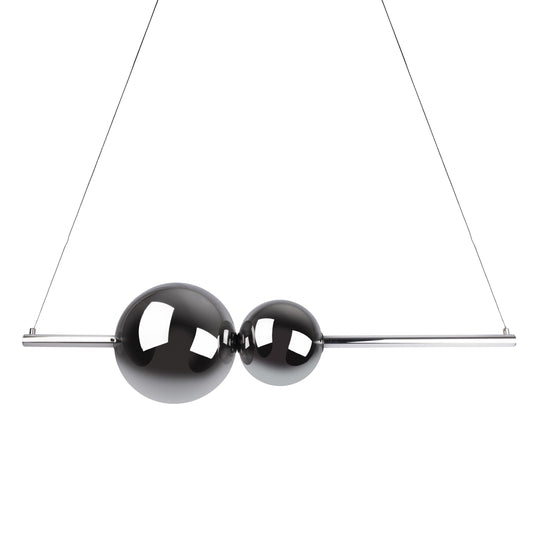LED Pendelleuchte "NOVA" L: 105,3cm chrom