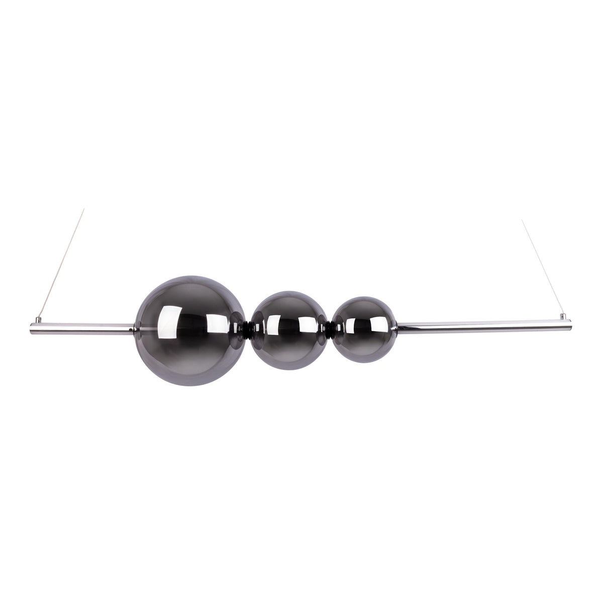LED Pendelleuchte "NOVA" L: 125,3cm chrom