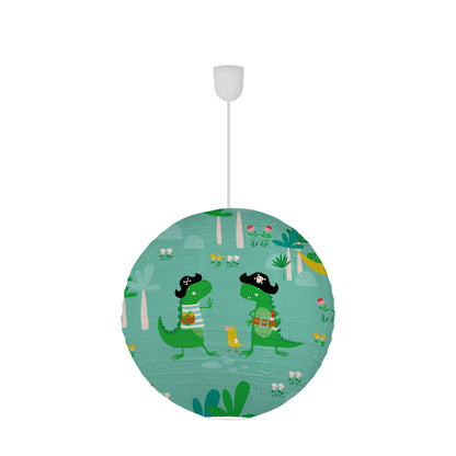Papierleuchte "PIRATES DINOSAURS" Ø: 45cm