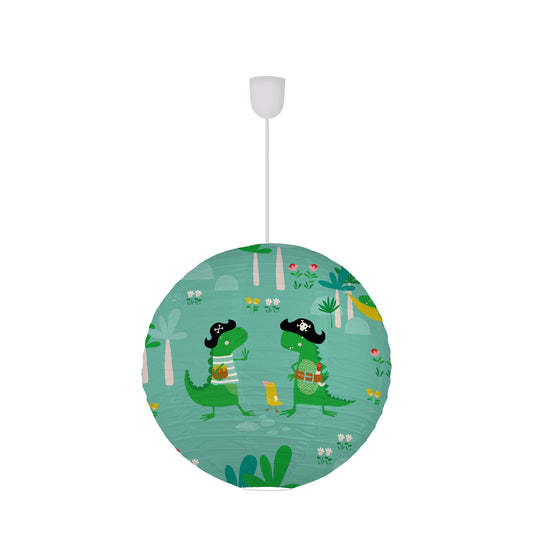 Papierleuchte "PIRATES DINOSAURS" Ø: 45cm