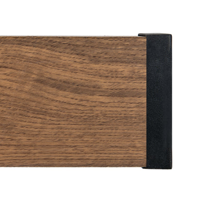 LED Pendelleuchte "WILMA" L: 122cm braun/schwarz