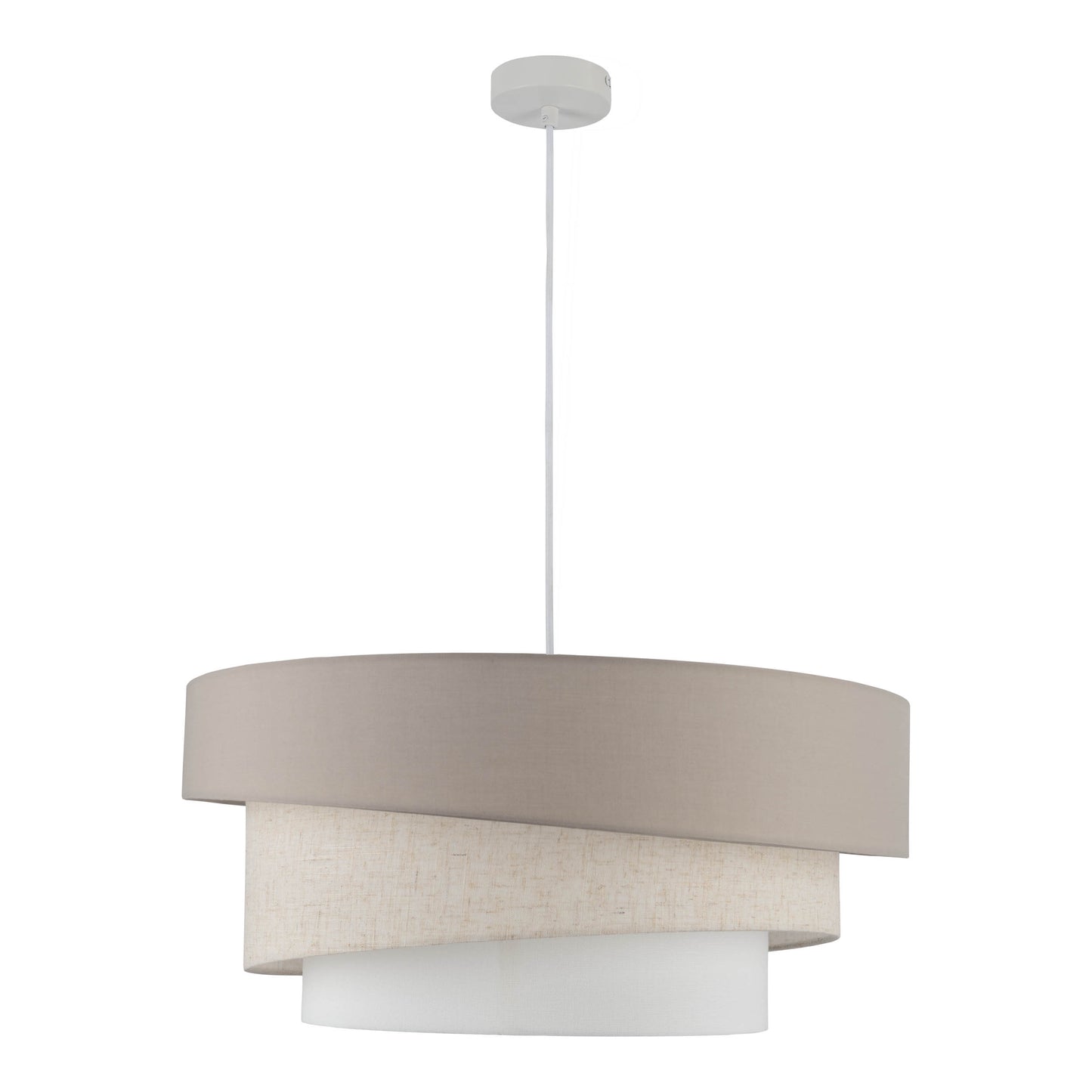 Pendelleuchte "FABRION" Ø: 56cm beige
