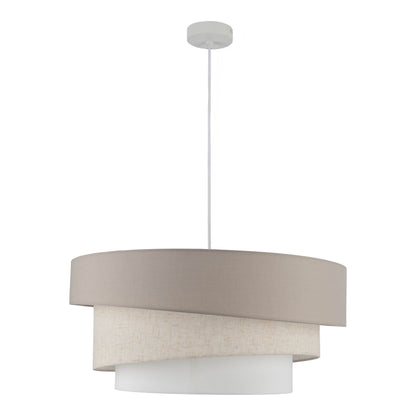 Pendelleuchte "FABRION" Ø: 56cm beige