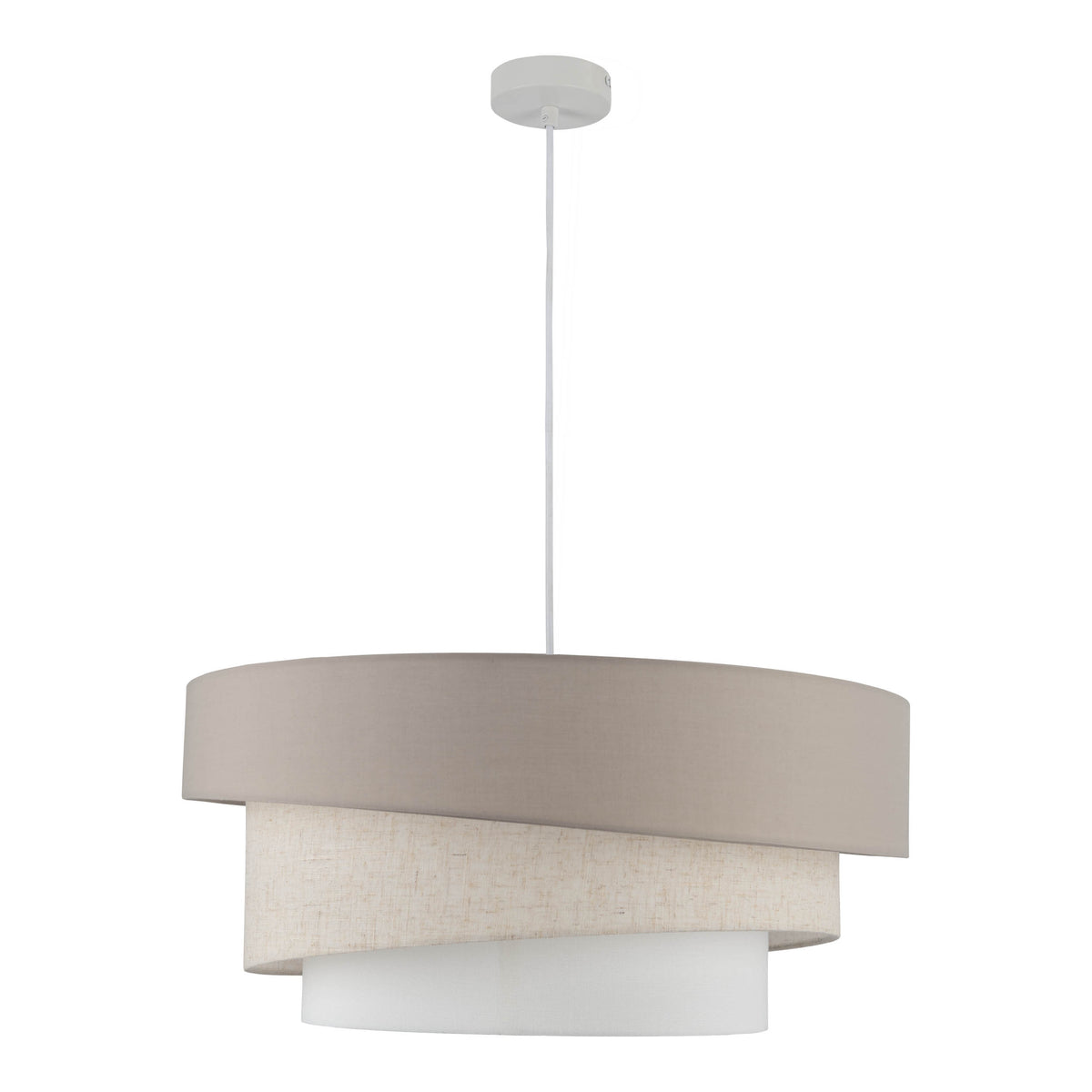 Pendelleuchte "FABRION" Ø: 56cm beige