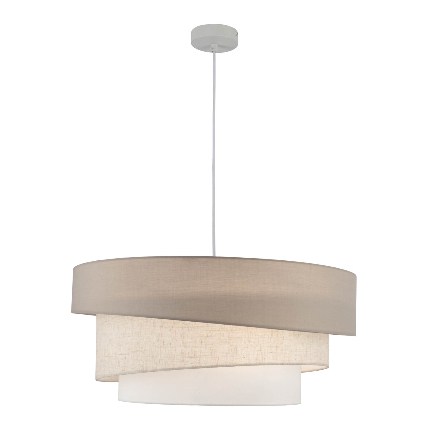 Pendelleuchte "FABRION" Ø: 56cm beige