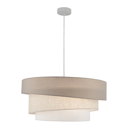 Pendelleuchte "FABRION" Ø: 56cm beige