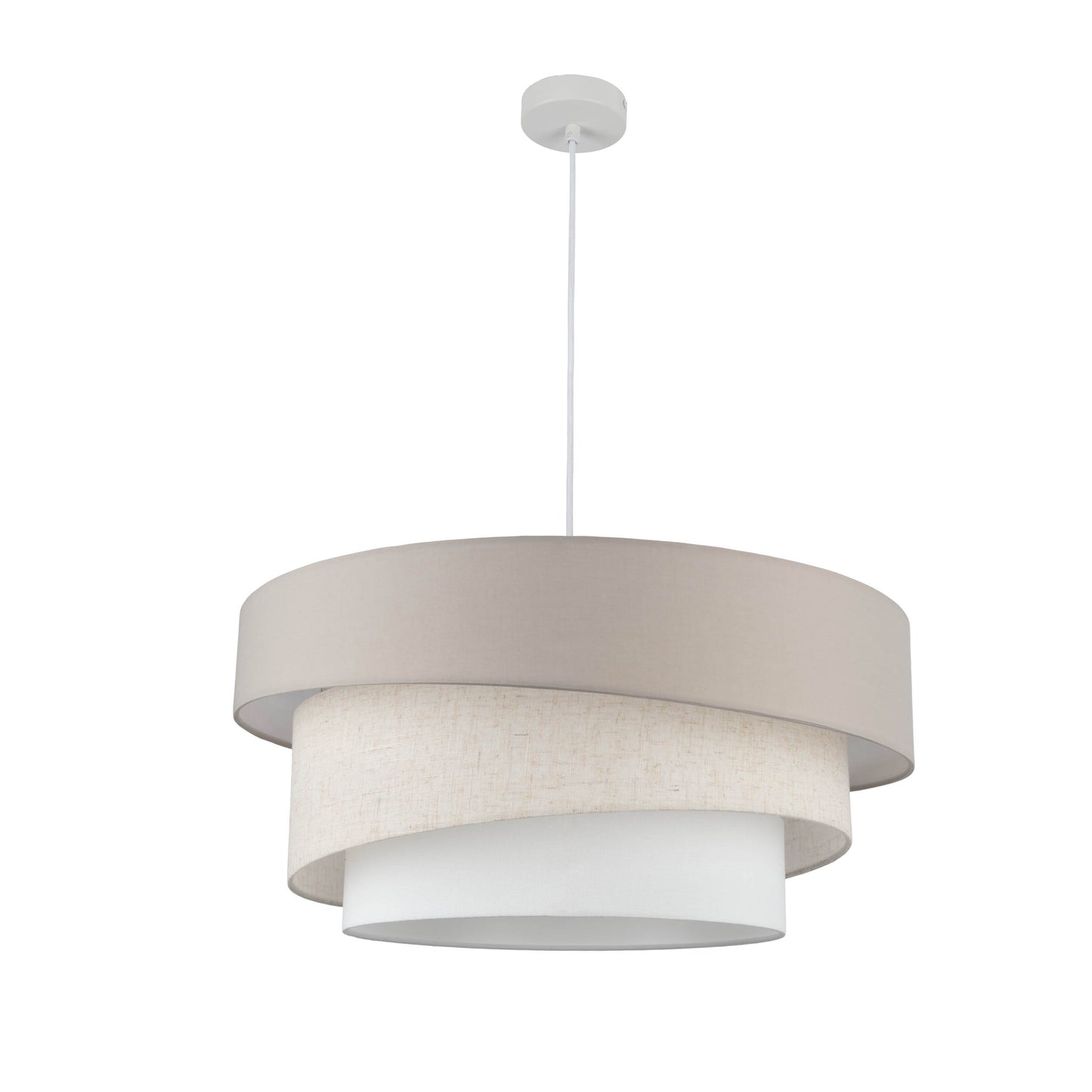Pendelleuchte "FABRION" Ø: 56cm beige