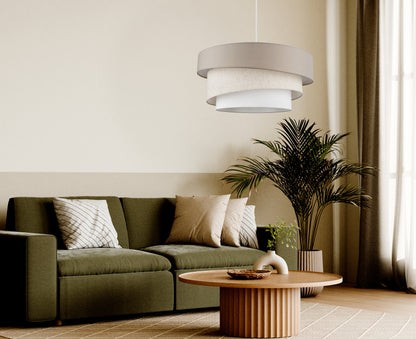 Pendelleuchte "FABRION" Ø: 56cm beige