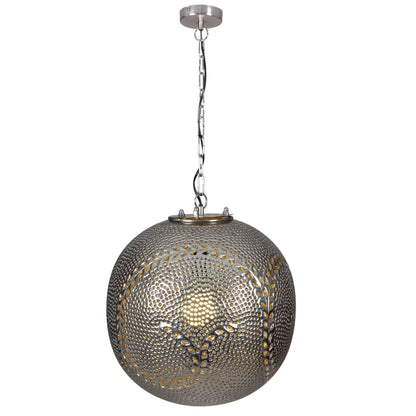 Deko-Pendelleuchte d:40cm "Metallic"