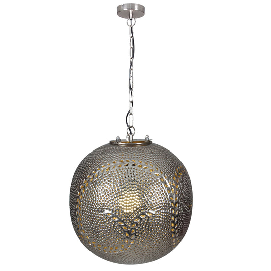 Deko-Pendelleuchte d:40cm "Metallic"