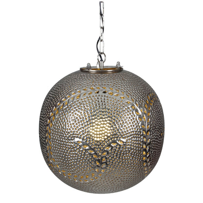 Deko-Pendelleuchte d:40cm "Metallic"