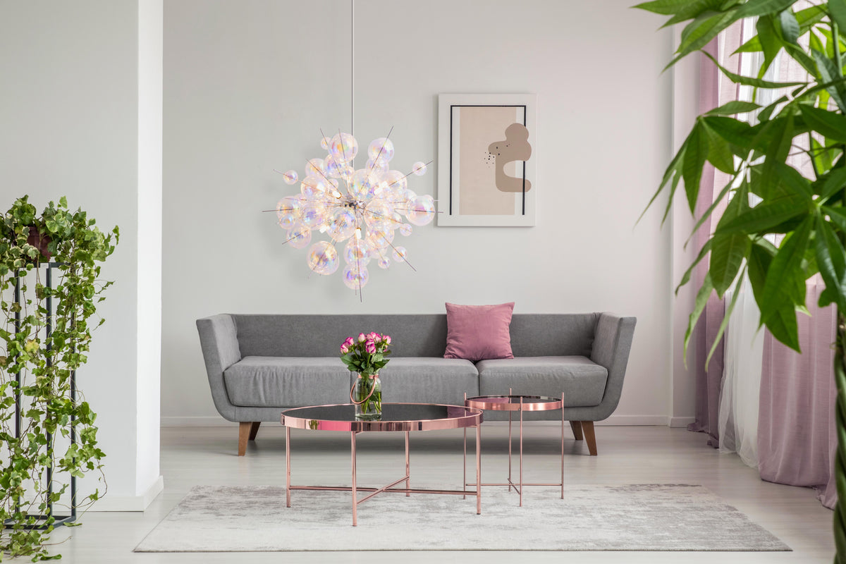 Pendelleuchte "EXPLOSION" Ø: 65cm irisierend