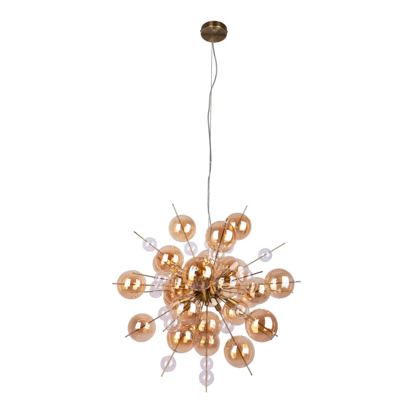Pendelleuchte "EXPLOSION" Ø: 65cm amber