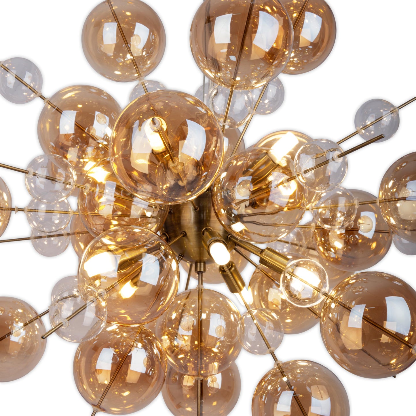 Pendelleuchte "EXPLOSION" Ø: 65cm amber