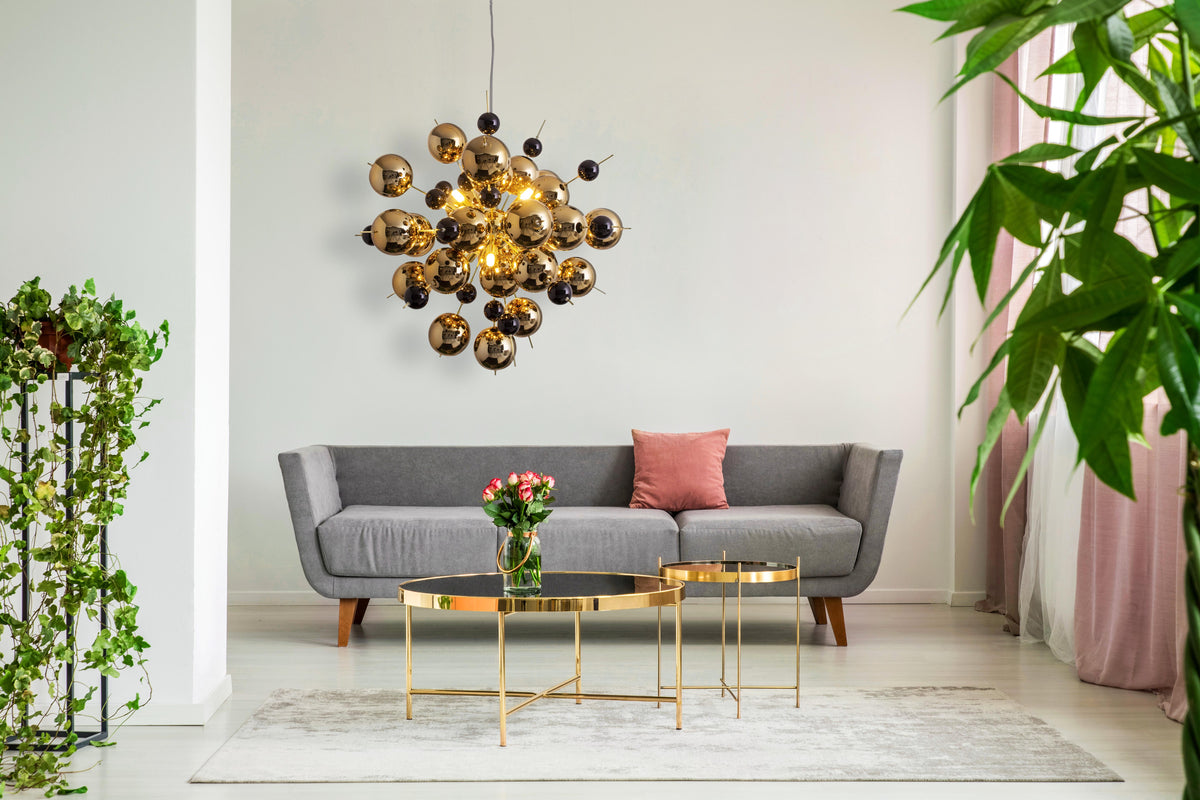 Pendelleuchte "EXPLOSION" Ø: 65cm gold