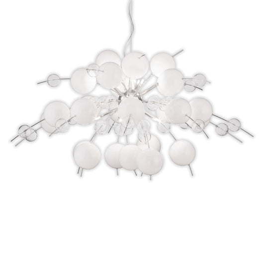 Pendelleuchte "EXPLOSION" L: 98cm weiß