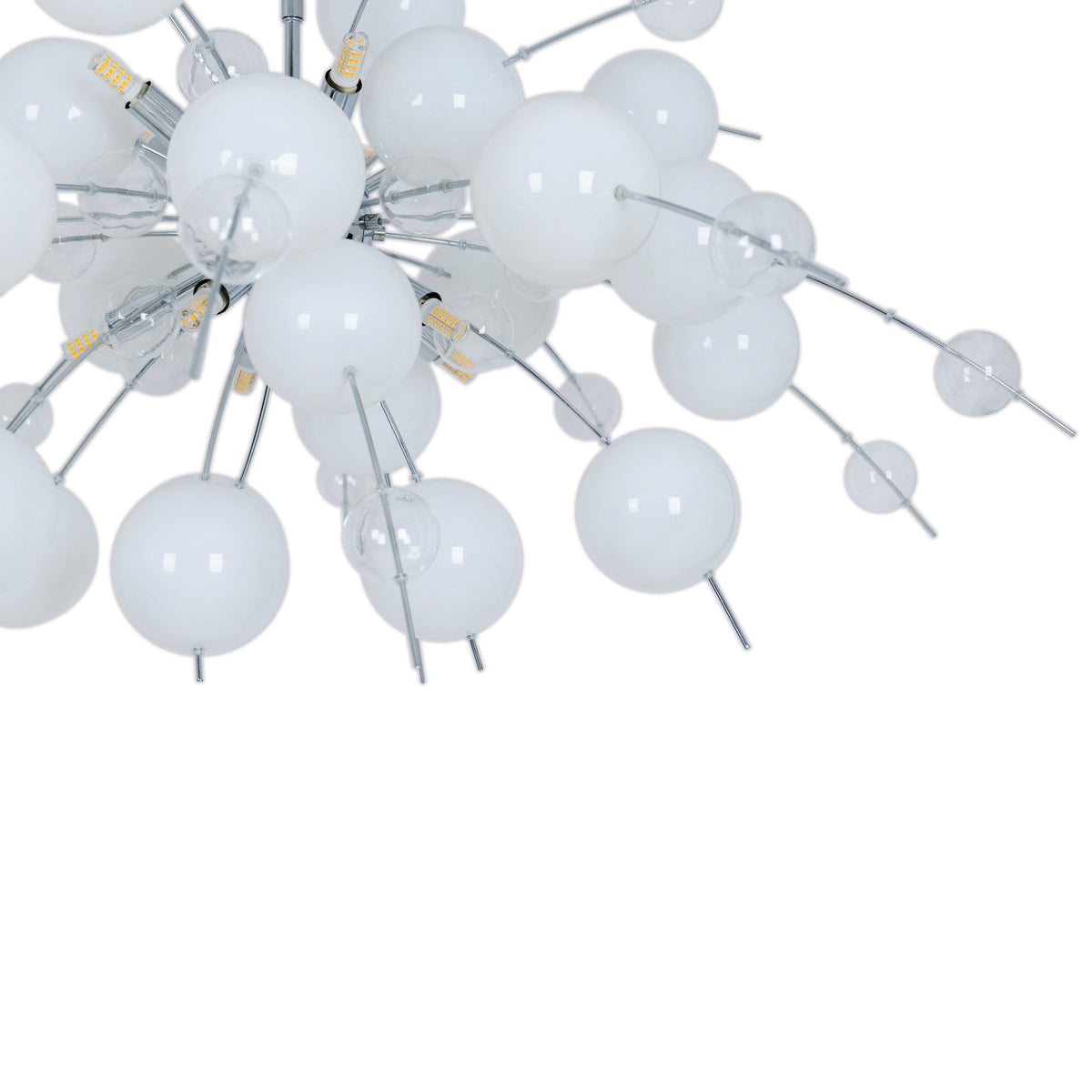 Pendelleuchte "EXPLOSION" L: 98cm weiß