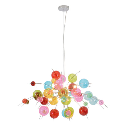 Pendelleuchte "EXPLOSION" L: 98cm bunt