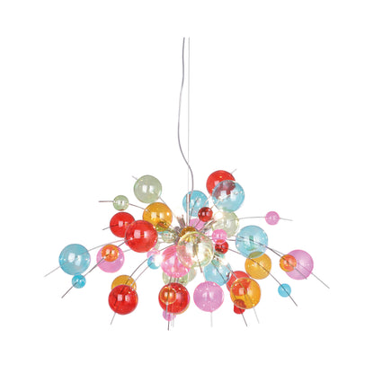 Pendelleuchte "EXPLOSION" L: 98cm bunt