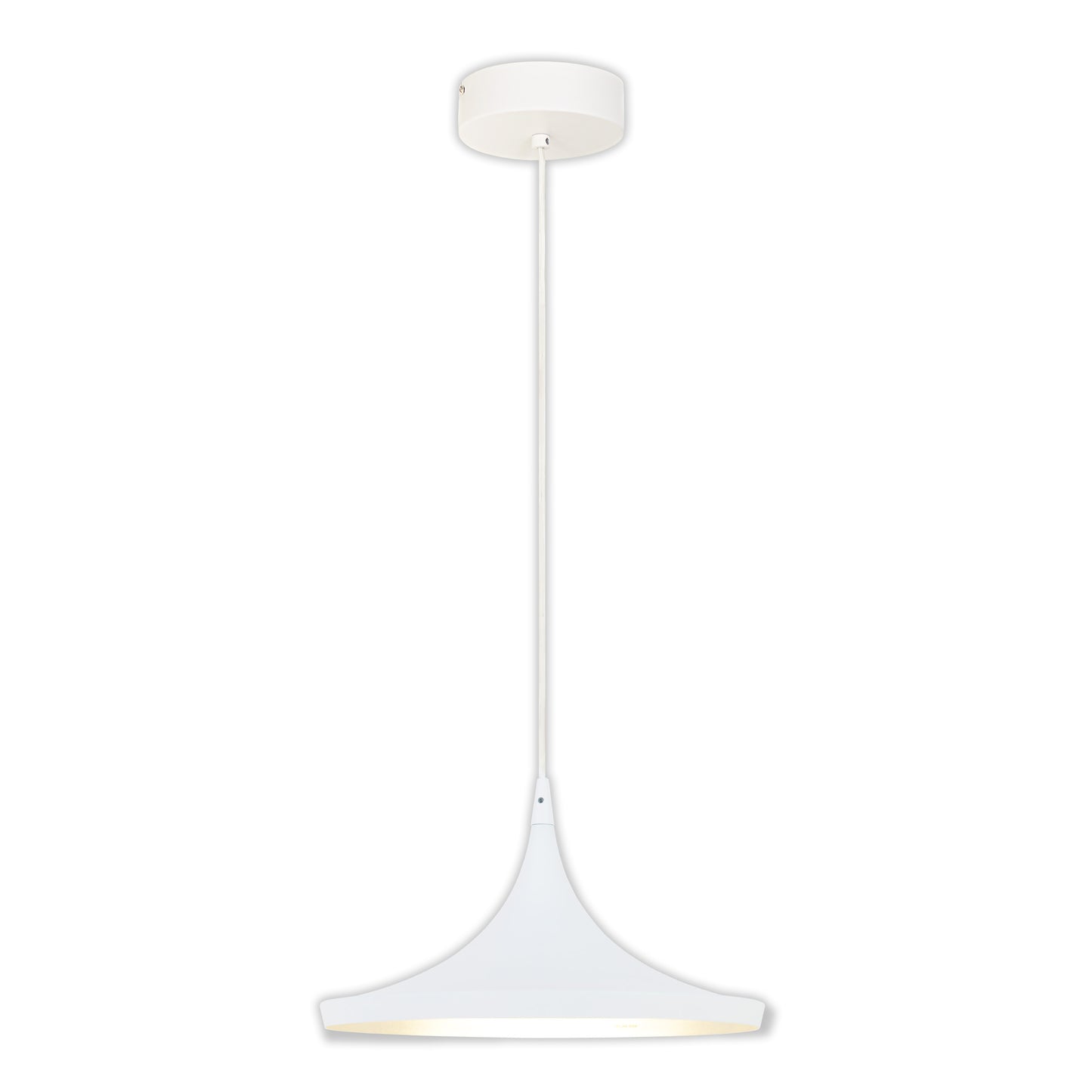 LED Pendelleuchte "OSLO" Ø: 37cm weiß